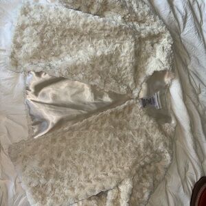 Bonnie Jean Cream Teddy Jacket